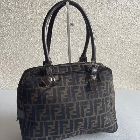 Fendi Brown Monogram Shoulder Bag